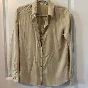Uniqlo Cream Shirt